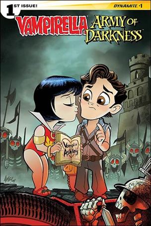 Vampirella/Army of Darkness issue 1-C Tony Fleecs Cute Subscription Cover