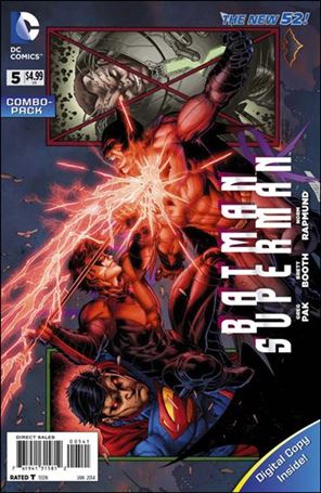 Batman/Superman (2013) issue 5-B Polybagged Brett Booth Cover Combo Pack