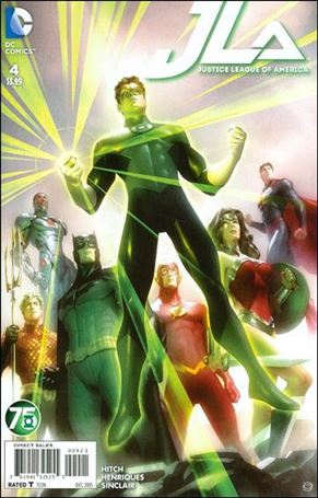 Justice League of America (2015) issue 4-B Alex Garner Green Lantern 75th Anniversary Cover 