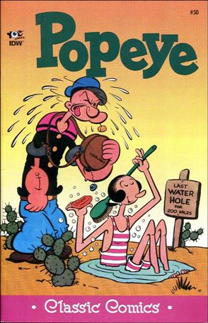 Classic Popeye issue 50 Bud Sagendorf Cover