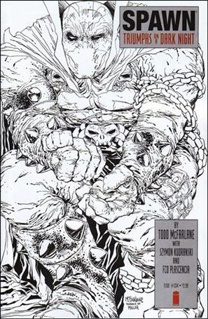 Spawn issue 224-B 1:10 Black & White Cover