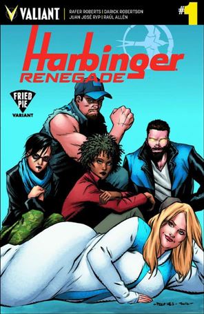 Harbinger: Renegade issue 1-J Brent Peeples Fried Pie Cover