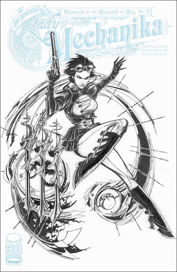 Lady Mechanika: The Monster of the Ministry of Hell issue 3-C Joe Benitez 1:10 Sketch Cover