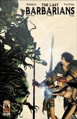 Last Barbarians issue 4-B Brian Haberlin Cover B