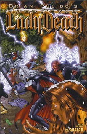 Brian Pulido's Medieval Lady Death issue 8-B Wraparound Cover