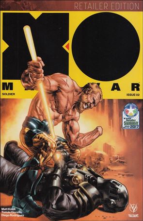 X-O Manowar (2017) issue 2-G Lewis LaRosa Diamond Retailer Summit Cover