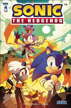Sonic the Hedgehog (2018) issue 4-B Evan Stanley Cover