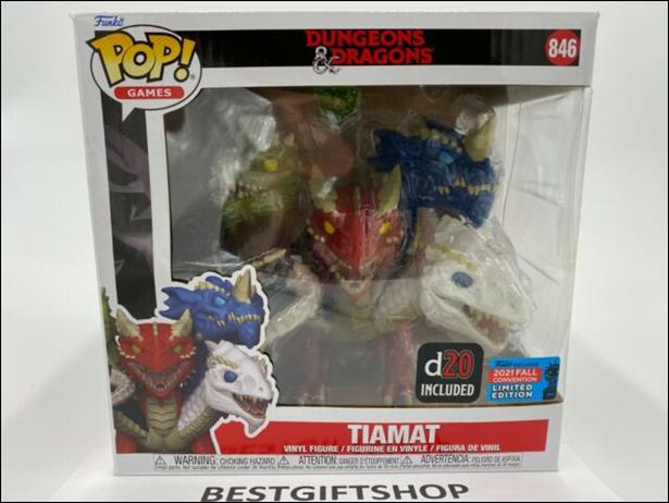 POP! Games figure 846 Tiamat (with D20) 2021 Fall Convention Exclusive