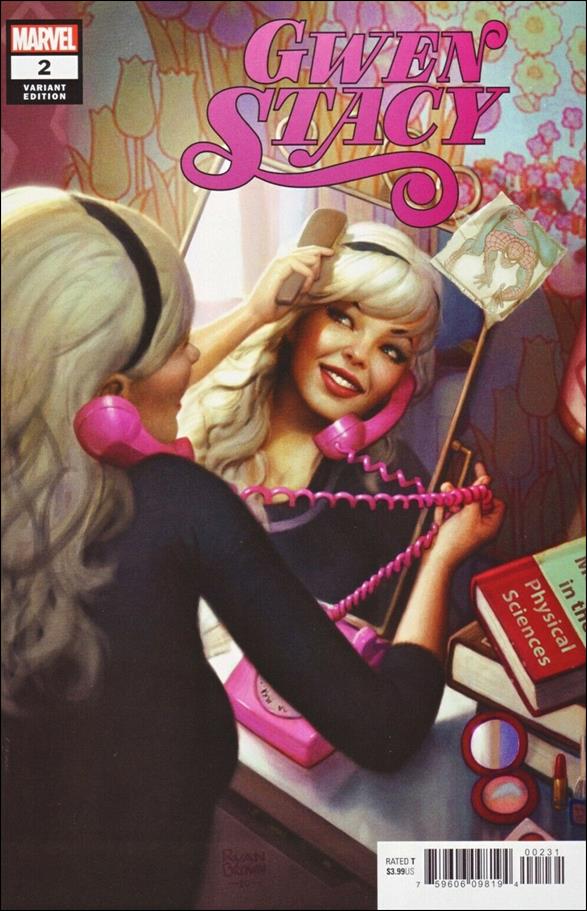 Gwen Stacy issue 2-D Ryan Brown 1:50 Cover