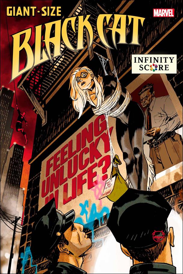 Giant-Size Black Cat: Infinity Score issue 1-D Dave Johnson 1:25 Unlucky Cover