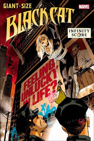 Giant-Size Black Cat: Infinity Score issue 1-D Dave Johnson 1:25 Unlucky Cover