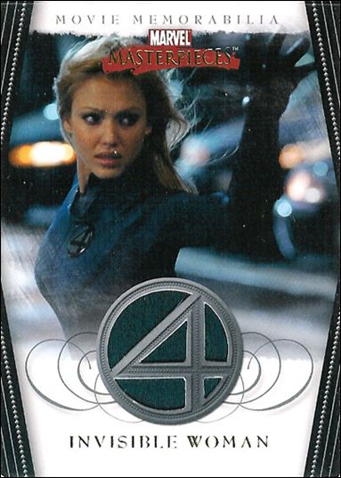 2008 Marvel Masterpieces: Series 2 (Movie Memorabilia Subset) card nn 2 Invisible Woman - Blue Swatch