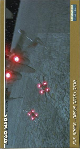 Star Wars Trilogy Special Edition Widevision  (Base Set) card 45 Ext. Space - Above Death Star