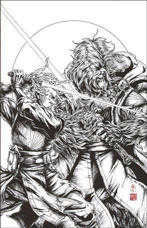 Star Wars: The High Republic - Shadows of Starlight issue 3-F Takashi Okazaki Comic Corner Virgin B&W Cvr 1/400