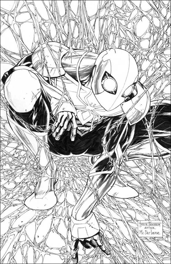 Amazing Spider-Man (2018) issue 62-G Tyler Kirkham Frankie's Comics B&W Virgin Cover