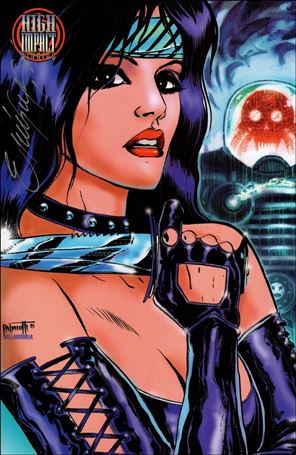 Double Impact (1995) issue 6-E DF Ricky Carralero Signed Cover 1/1000