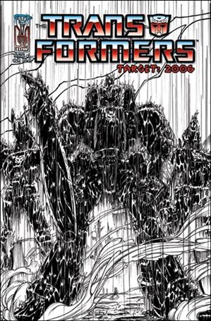 Transformers: Target 2006 issue 1-C Black and White Cover