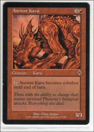 Magic the Gathering: Invasion (Base Set) card 136 Ancient Kavu