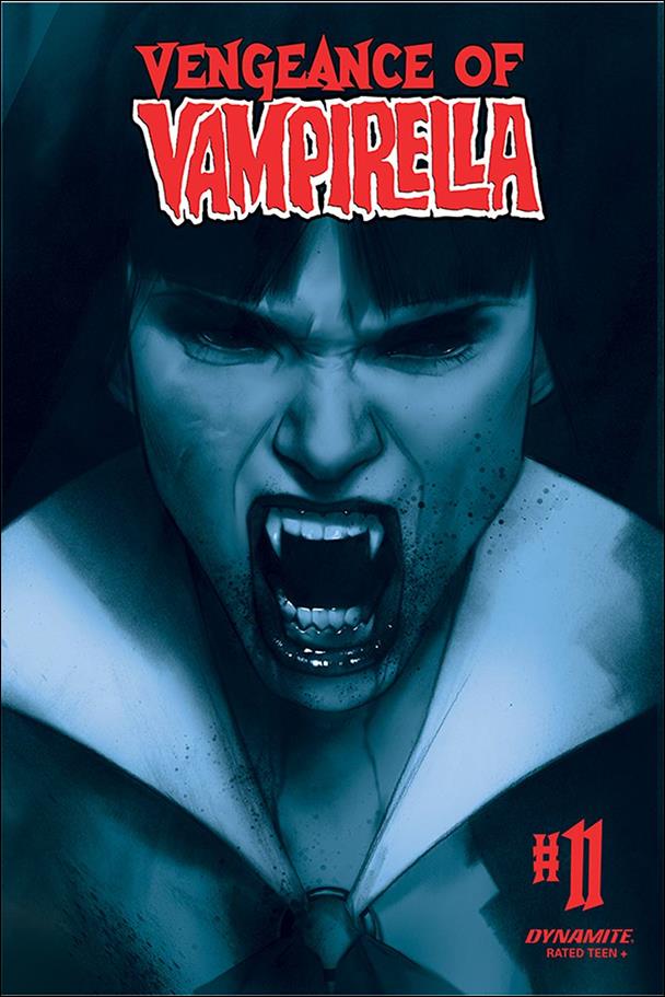 Vengeance of Vampirella (2019) issue 11-O Ben Oliver 1:40 Blue Tint Cover