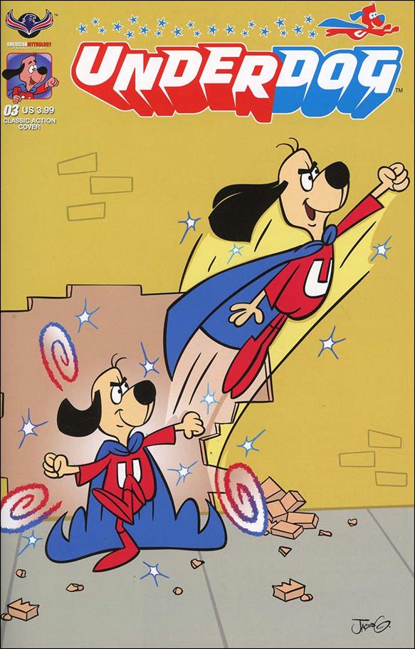 Underdog (2017) issue 3-B Jacob Greenawalt Classic Action Cover