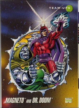 Marvel Universe: Series 3 (Base Set) card 78 Magneto and Dr. Doom