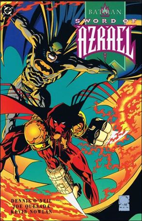 Batman: Sword of Azrael issue 1-B Purple Logo