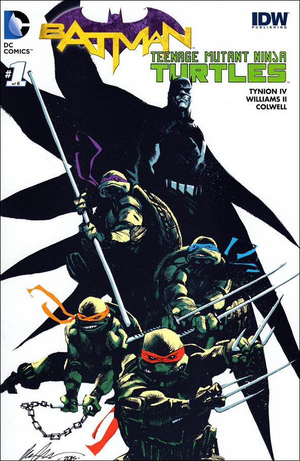 Batman/Teenage Mutant Ninja Turtles issue 1-MB Rafael Albuquerque Fried Pie Cover