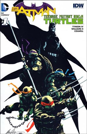 Batman/Teenage Mutant Ninja Turtles issue 1-MB Rafael Albuquerque Fried Pie Cover