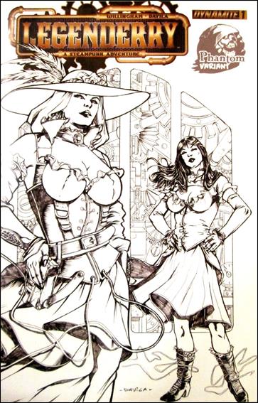 Legenderry: A Steampunk Adventure issue 1-Q Sergio Fernandez Davila Phantom Sketch Cover