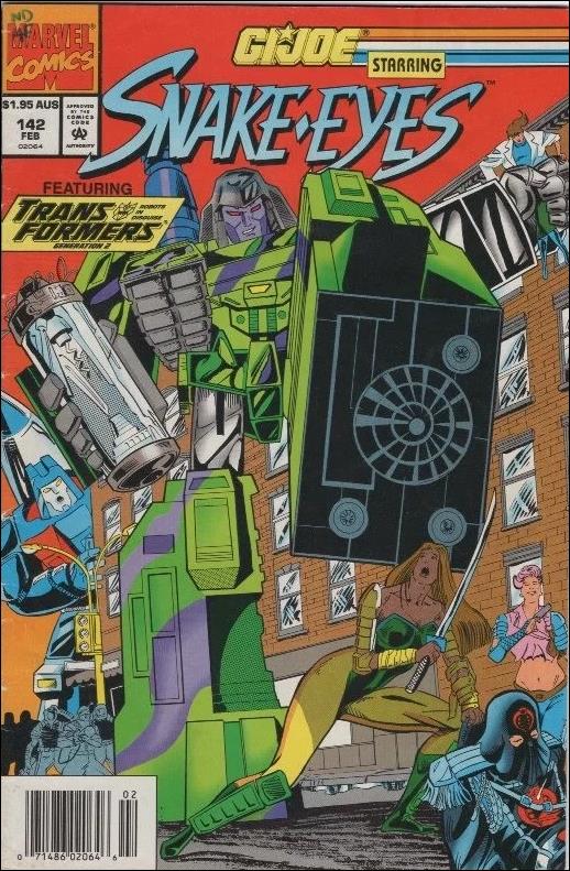 G.I. Joe: A Real American Hero issue 142-C Australian Price Cover