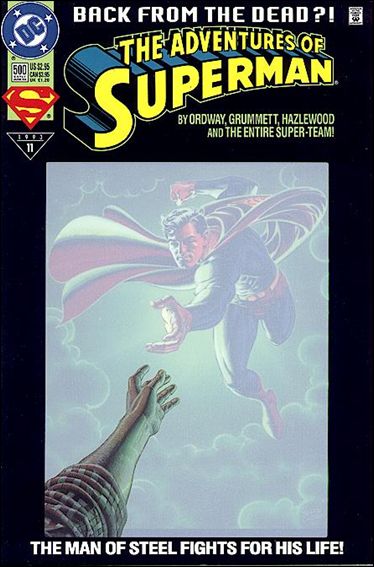 Adventures of Superman (1987) issue 500-B Unbagged Deluxe Edition