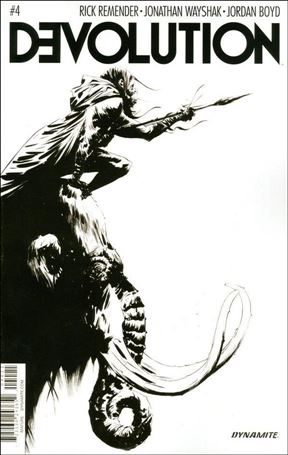 Devolution issue 4-B Jae Lee 1:10 Black & White Cover
