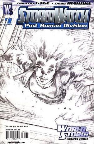 StormWatch: P.H.D. issue 1-C Trevor Hairsine 1:50 Sketch Cover