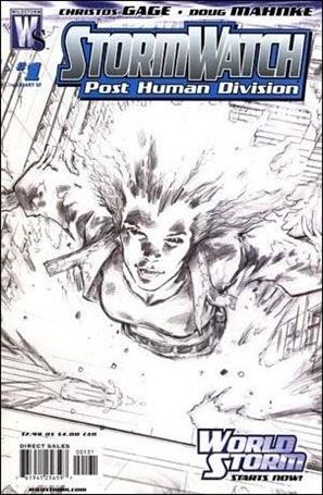 StormWatch: P.H.D. issue 1-C Trevor Hairsine 1:50 Sketch Cover