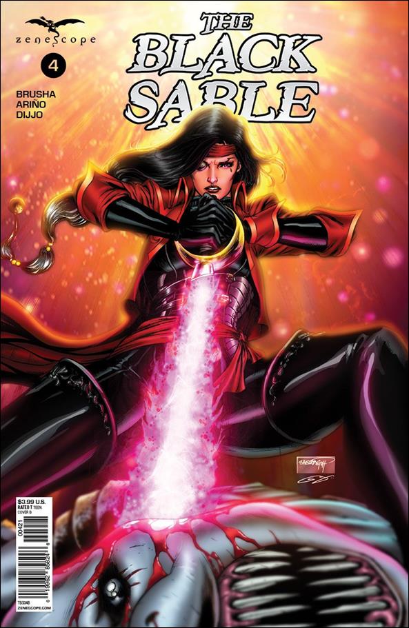 Black Sable issue 4-B Sheldon Goh Cover