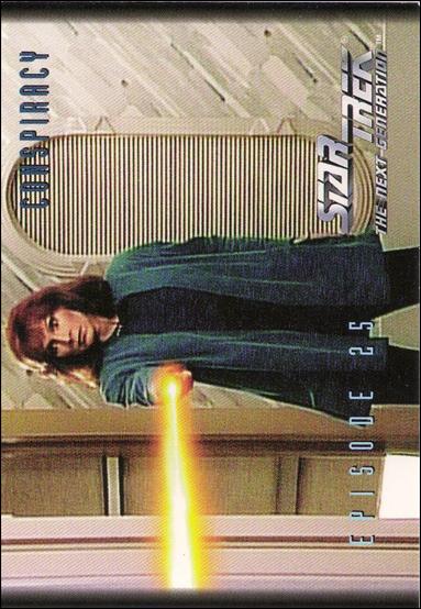 Star Trek: The Next Generation - The Episode Collection Season One (Base Set) card 83 Conspiracy, Episode 25B