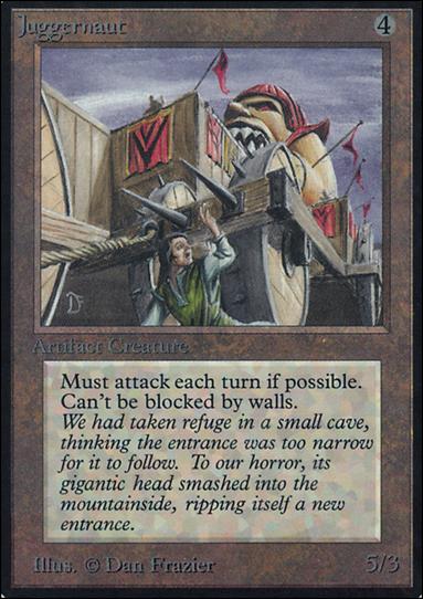 Magic the Gathering: Limited Edition Alpha (Base Set) card 256 Juggernaut