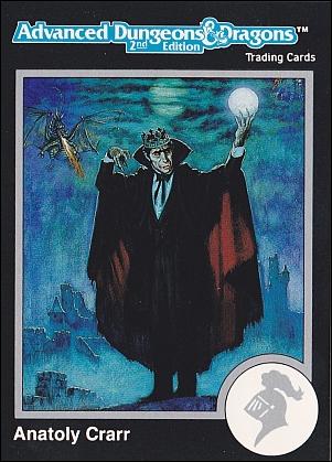 TSR 1991 Trading Cards Premier Edition Factory Set (Base Set) card 69 AD&D - Anatoly Crarr