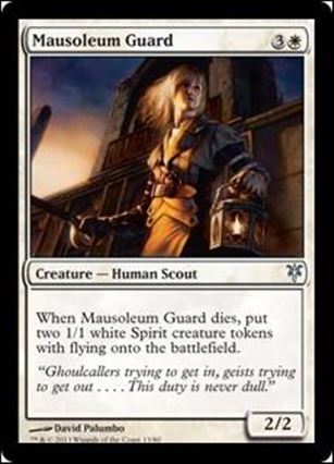 Magic the Gathering: Duel Decks: Sorin vs. Tibalt (Base Set) card 13 Mausoleum Guard