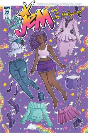Jem and the Holograms issue 22-B Jen Bartel Subscription Cover