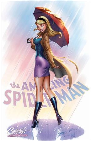 Amazing Spider-Man (2018) issue 14-F J. Scott Campbell Gwen Stacy Cover