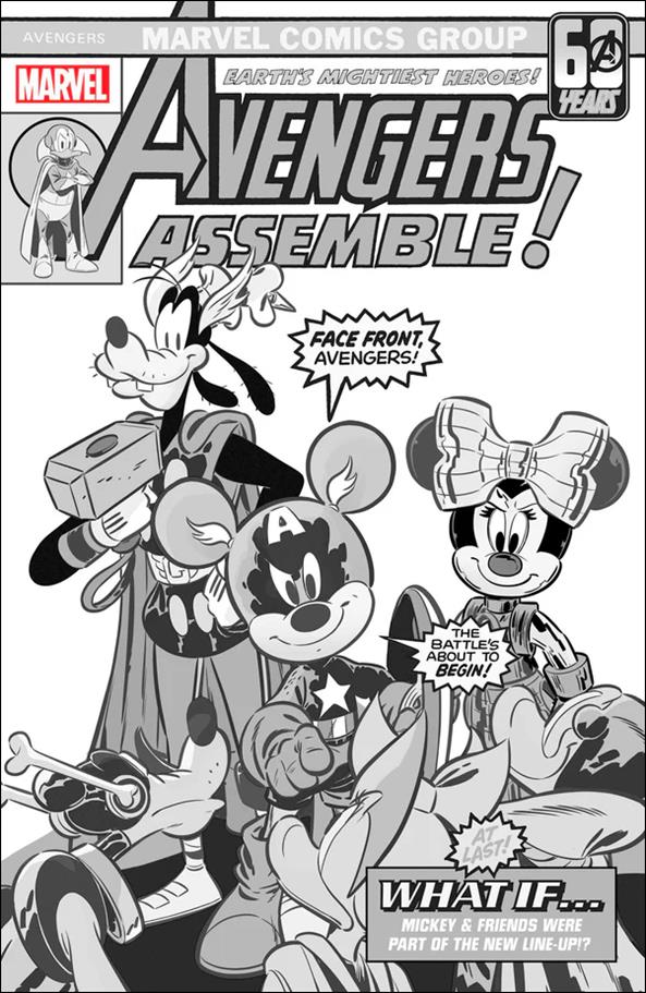 Amazing Spider-Man (2022) issue 53-G Ivan Bigarella Disney What If? 1:100 B&W Cover