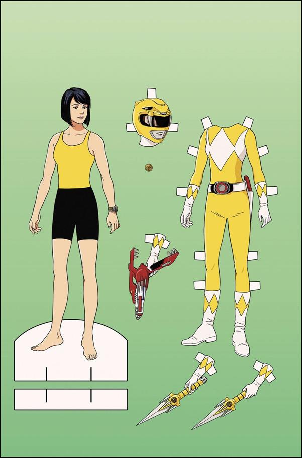 Saban's Go Go Power Rangers issue 2-B Audrey Mok Paper Doll Cover