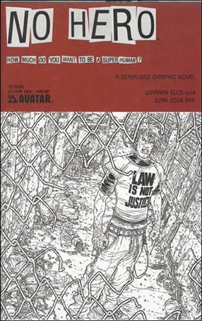 No Hero issue 1-J Pure Art Cover 1/500