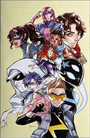 New Champions issue 1-N Retailer Ex. Saowee Yellow Virgin Cover