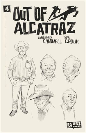 Out of Alcatraz issue 4-C Tyler Crook Sketchbook 1:10 Cover