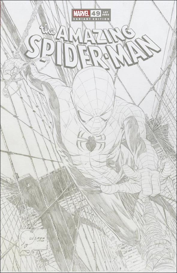 Amazing Spider-Man (2018) issue 49-P Joe Quesada 1:100 Sketch Cover