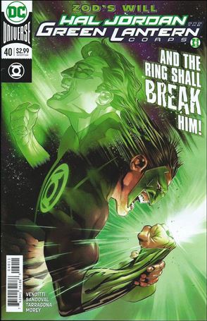 Hal Jordan and the Green Lantern Corps issue 40 Rafa Sandoval Cover