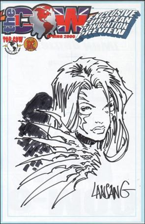 Top Cow Convention Preview: European Edition issue 1-C (Sketched by Lansang on Back Cover) JayCo COA