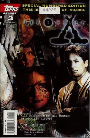 X-Files (1995) issue 3-B Special Numbered Edition 1/90000
